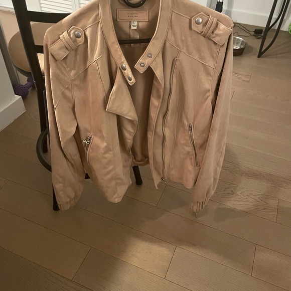Blank NYC faux suede bomber jacket - Picture 3 of 6